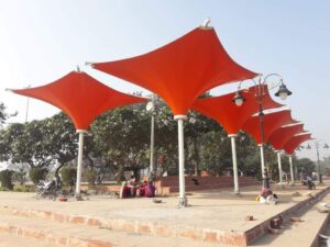 Tensile Structure and Tensile Car parking in Kavaratti